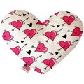 Mirage Pet Products Canvas Heart Dog Toy 6 in. 1367-CTYHT6